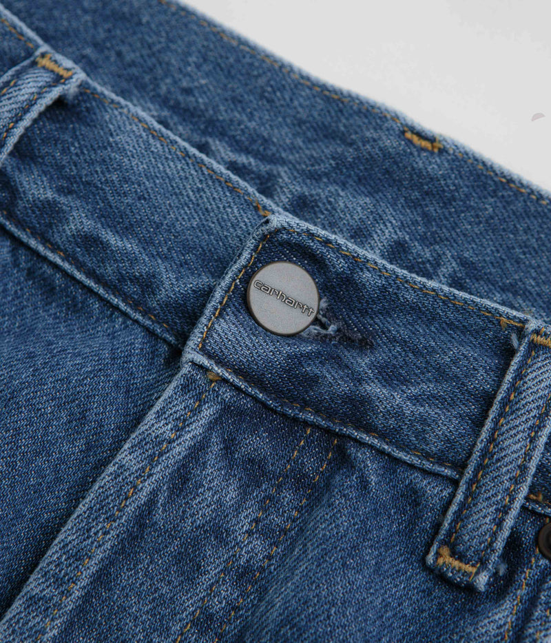 Carhartt Nolan Pants in Blue Heavy Stone Wash