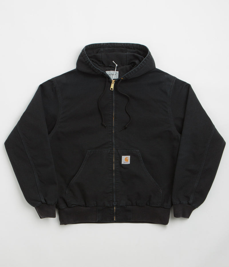 Carhartt OG Active Jacket in Black Stone Canvas