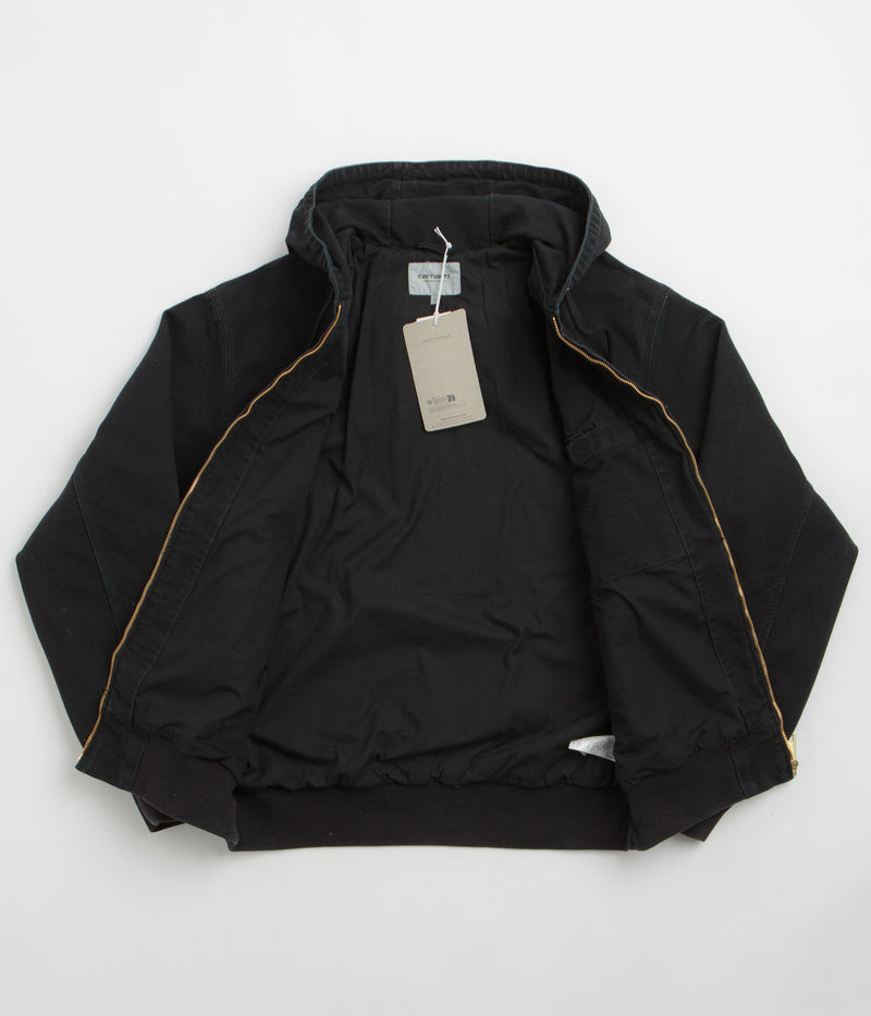 Carhartt OG Active Jacket in Black Stone Canvas