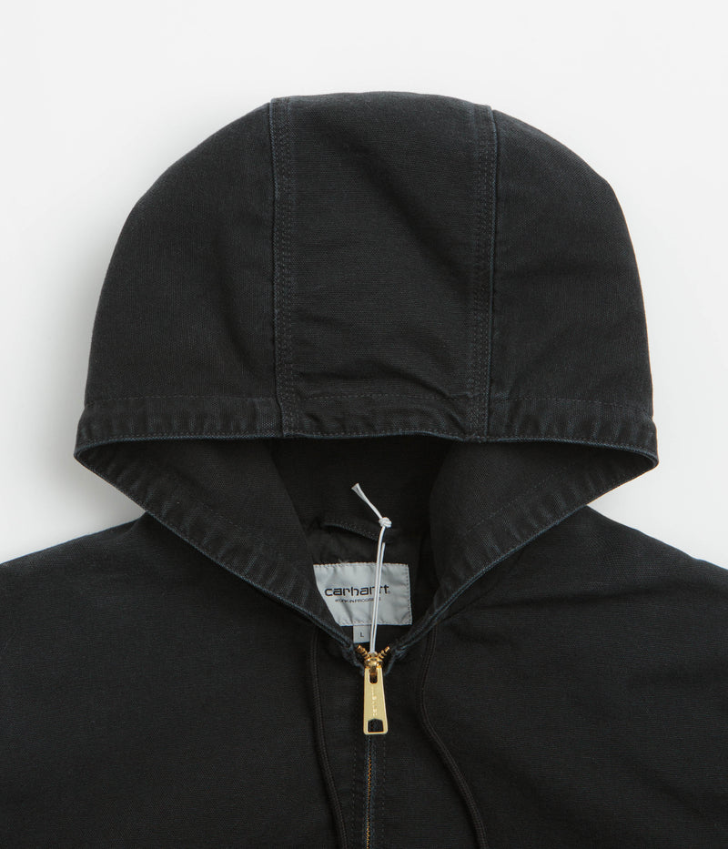 Carhartt OG Active Jacket in Black Stone Canvas