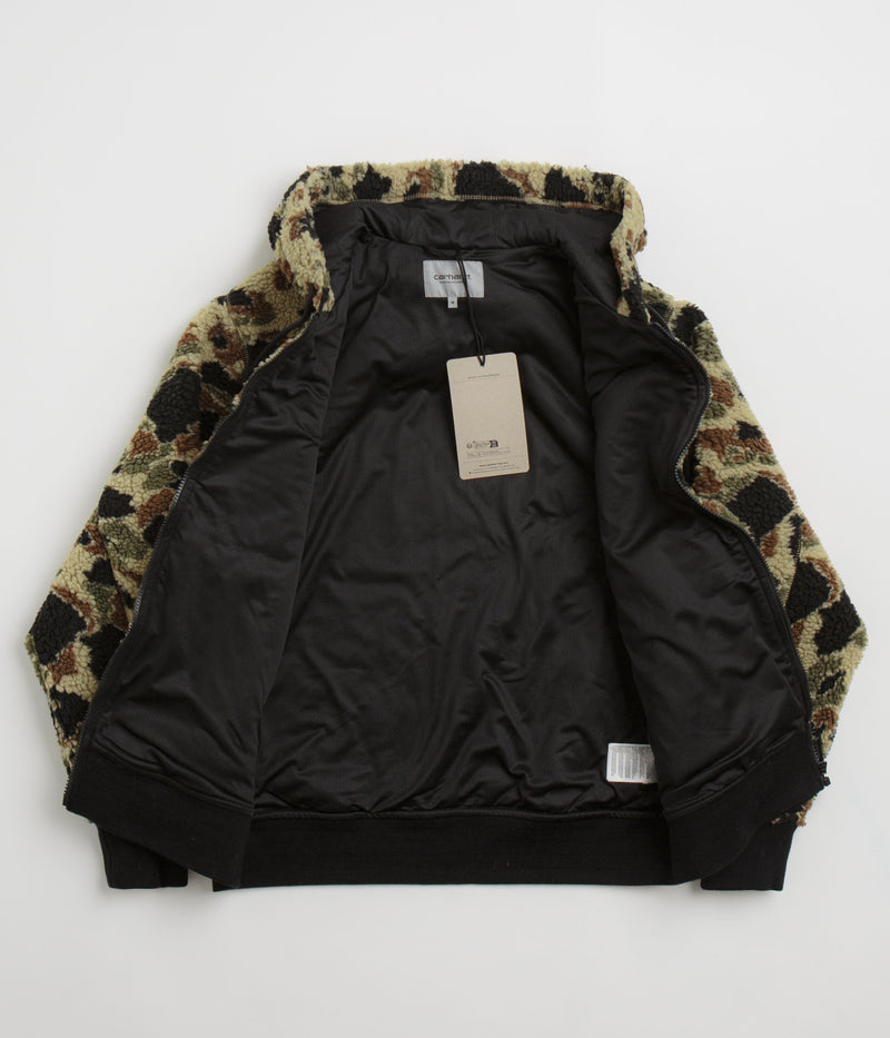 Carhartt OG Active Liner Fleece in Camo Duck Jacquard and Green