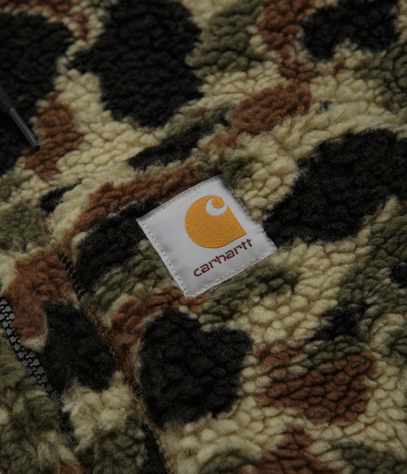 Carhartt OG Active Liner Fleece in Camo Duck Jacquard and Green