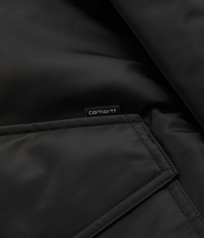Carhartt Olten Bomber Jacket in Black and Turmeric