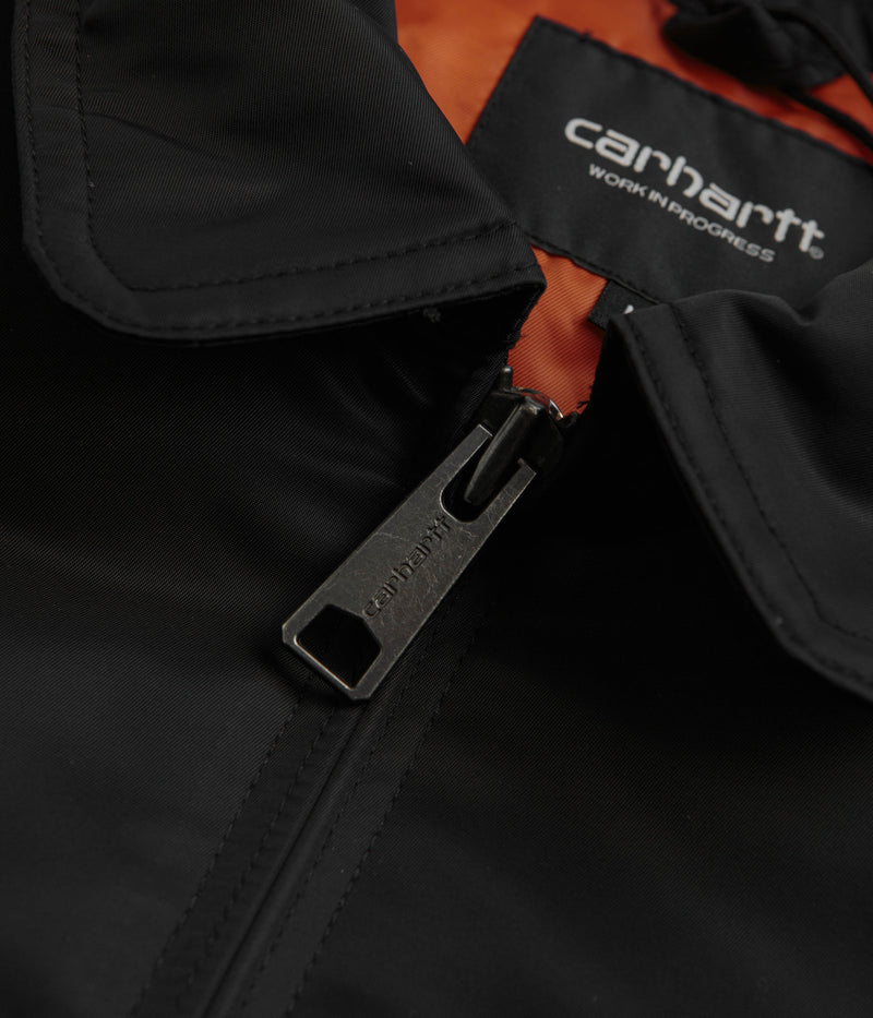 Carhartt Olten Bomber Jacket in Black and Turmeric