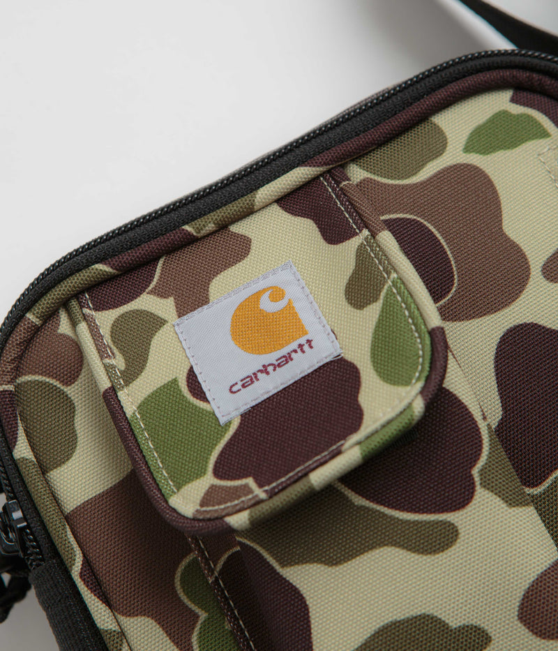 Carhartt Small Essentials Bag in Camo Duck Green