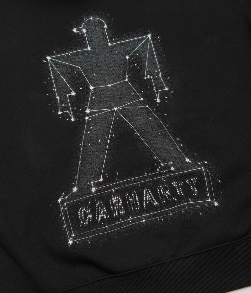 Carhartt Stargazer Hoodie in Black and White