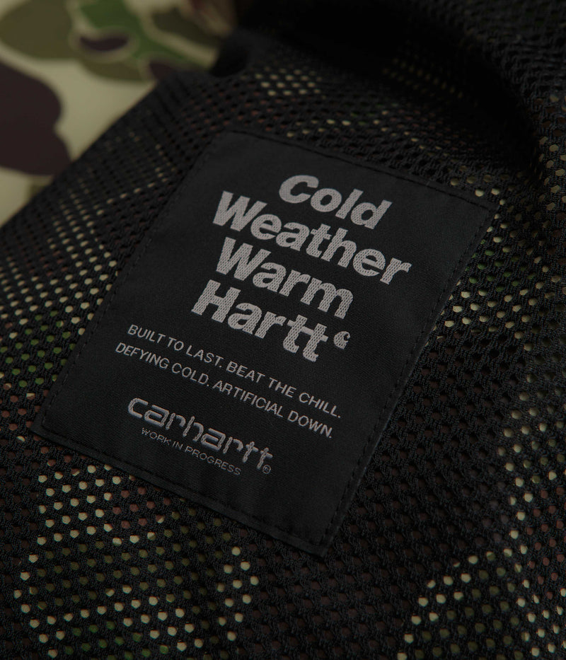 Carhartt Toronto Jacket in Black and Camo Duck / Green