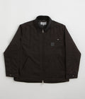 Carhartt Truman Coat in Chocolate and Black