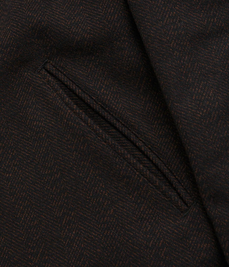 Carhartt Truman Coat in Chocolate and Black