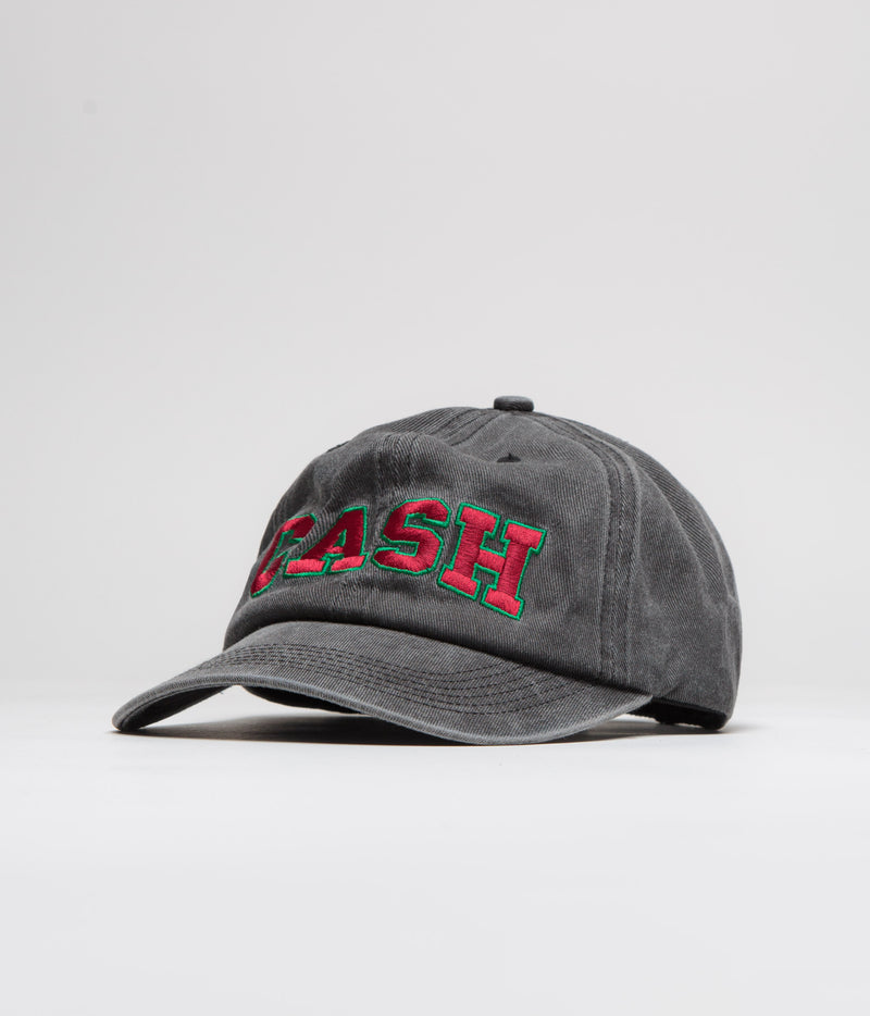 Cash Only Campus Cap in Washed Black