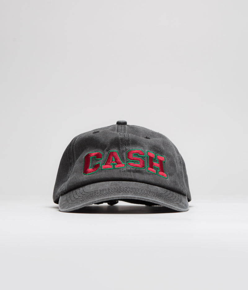Cash Only Campus Cap in Washed Black