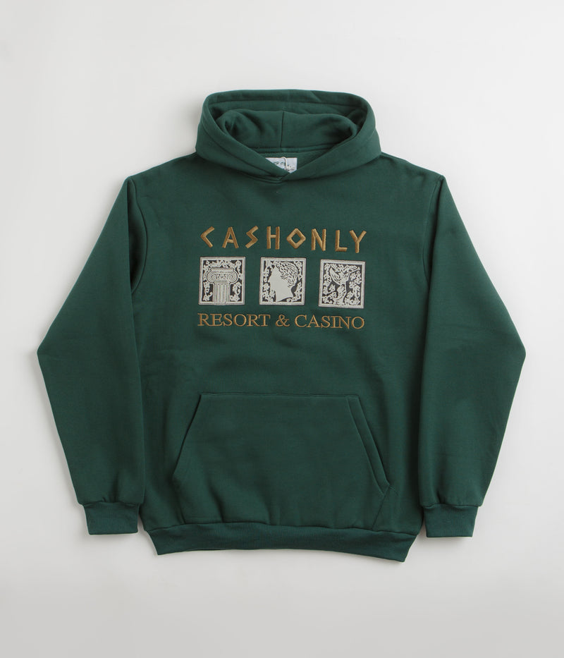 Cash Only High Rollers Hoodie in Forest