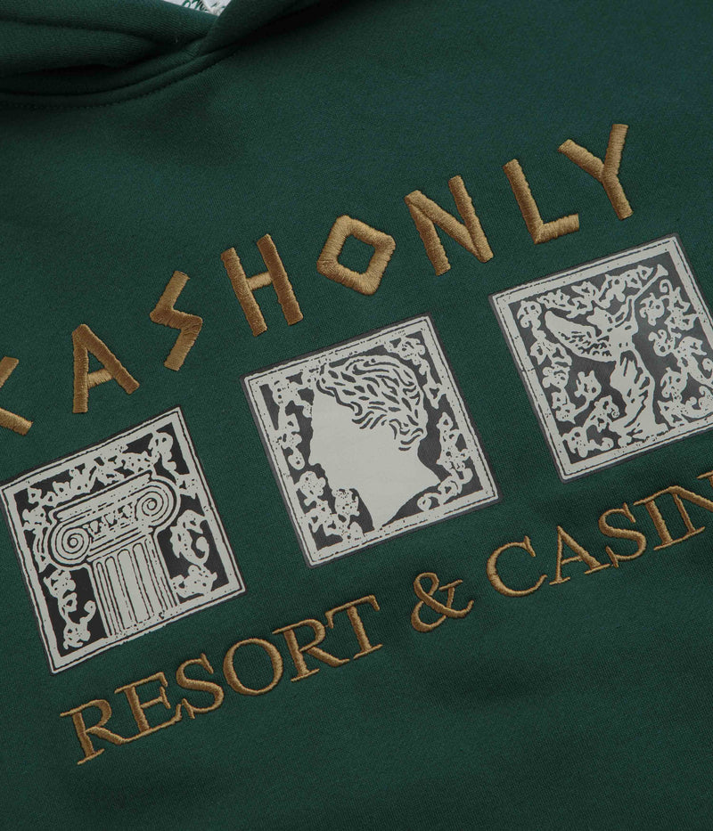 Cash Only High Rollers Hoodie in Forest