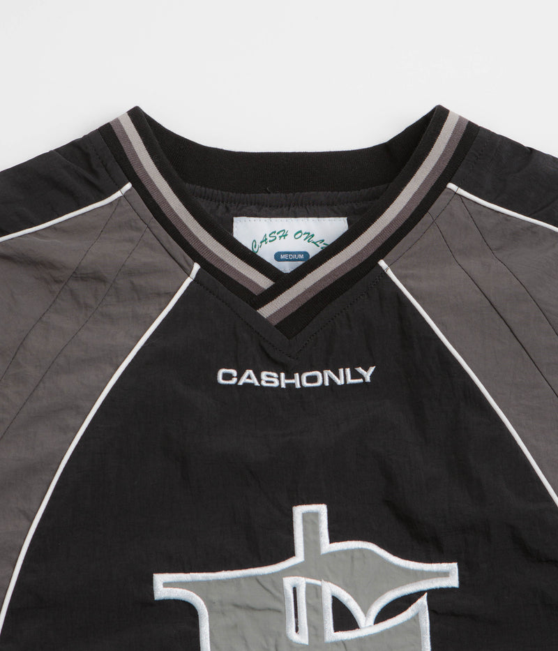 Cash Only Stadium Pullover Sweatshirt in Black