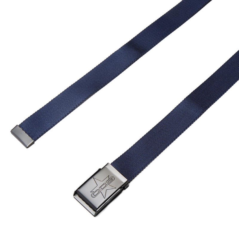 CCS Gunmetal 97 Star Web Belt - Navy