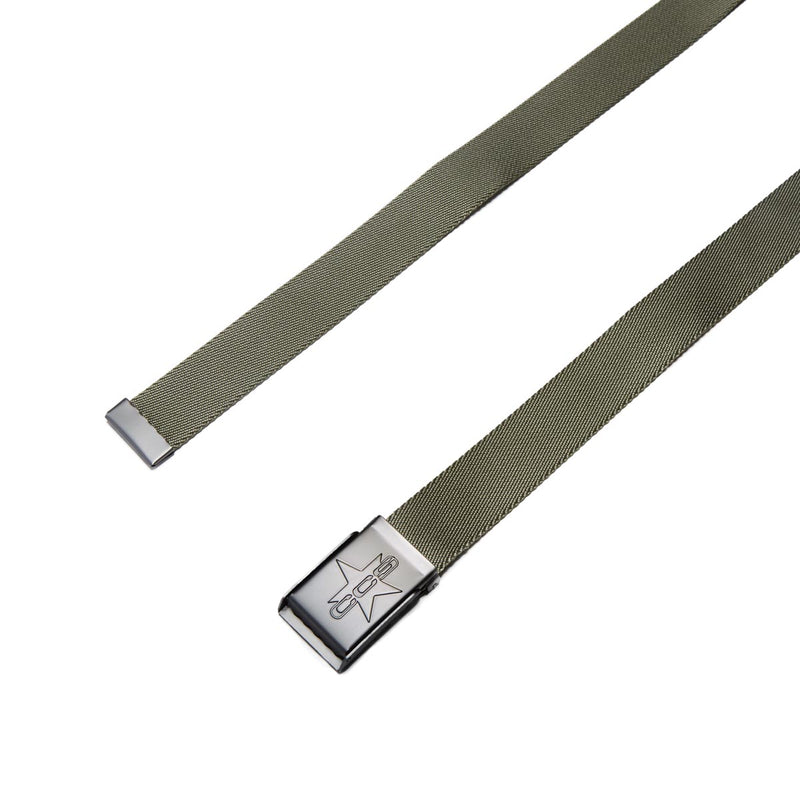 CCS Gunmetal 97 Star Web Belt - Olive