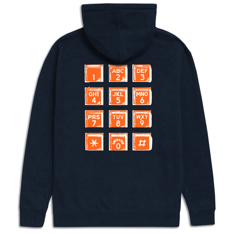 CCS Phone Zip Hoodie - Navy