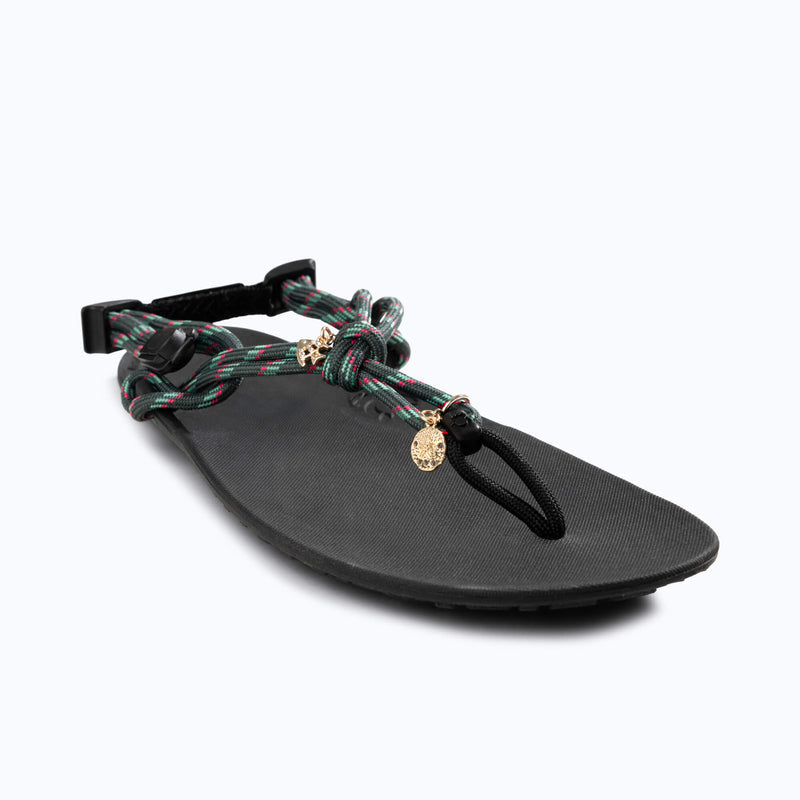 Xero Shoes x Literary Sport Genesis Sandals with Shoe Charms and Toe Facing Bottom Right