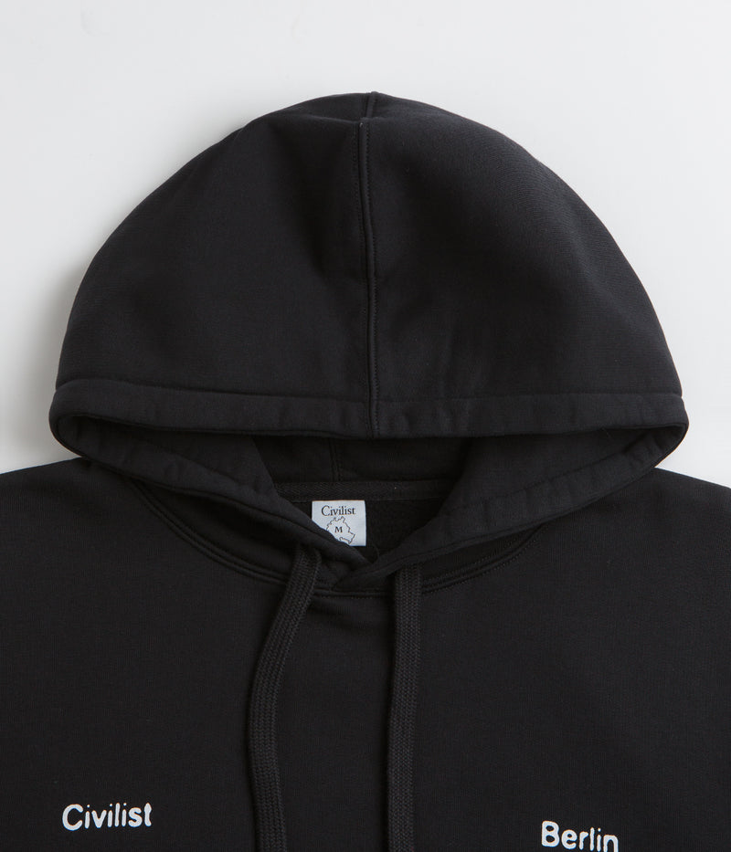 Civilist Skull Hoodie in Black