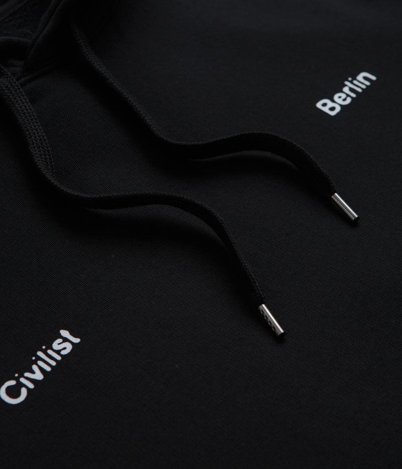 Civilist Skull Hoodie in Black