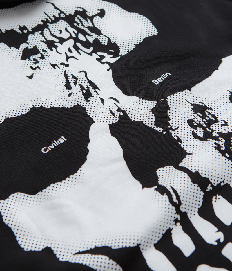 Civilist Skull Hoodie in Black