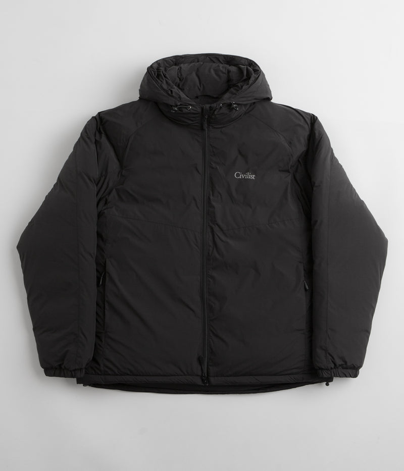 Civilist Tech Puffer Jacket in Black