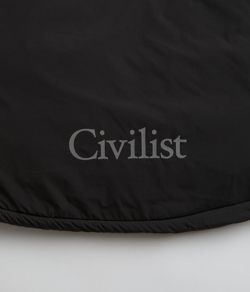 Civilist Tech Puffer Jacket in Black