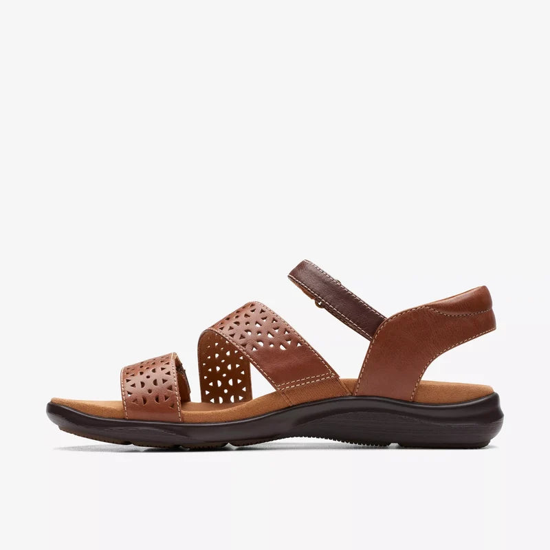 Clarks Women's Kitly Way - Tan Leather
