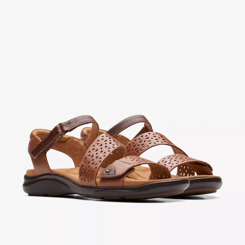Clarks Women's Kitly Way - Tan Leather