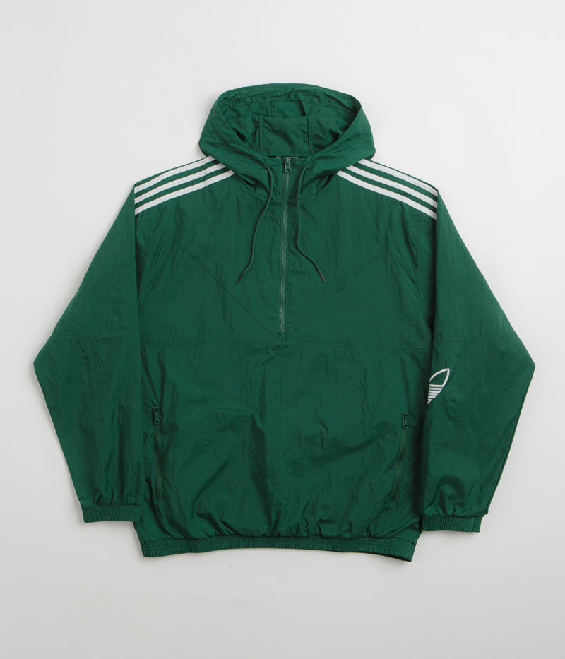 Adidas Classic Anorak Jacket in Collegiate Green