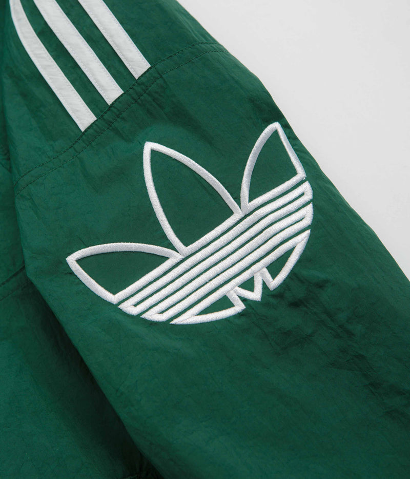 Adidas Classic Anorak Jacket in Collegiate Green