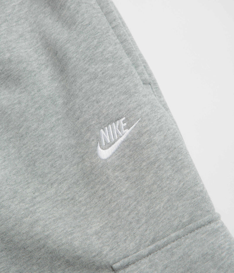 Nike Club Cargo Pants in Dark Grey Heather and Light Smoke Grey / White