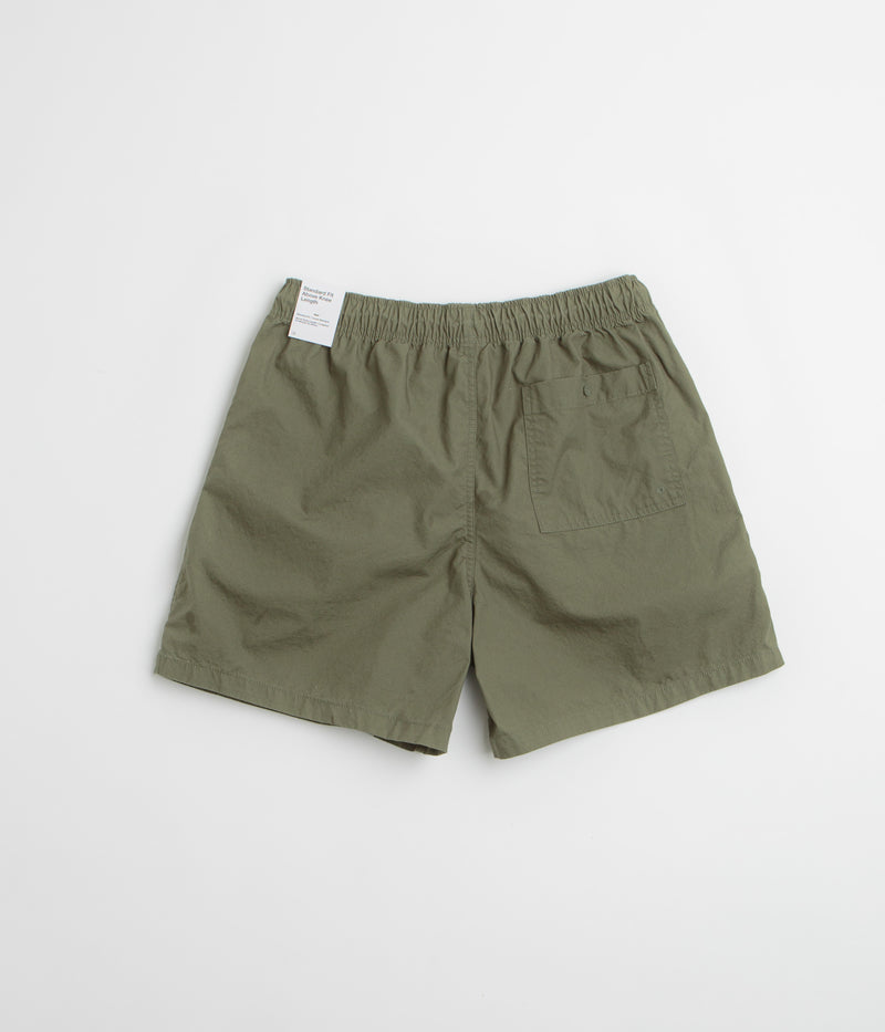 Nike Club Flow Wash Shorts in Medium Olive and Medium Olive
