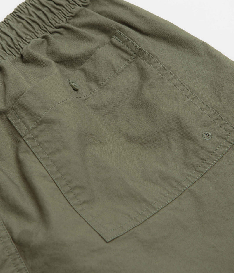 Nike Club Flow Wash Shorts in Medium Olive and Medium Olive