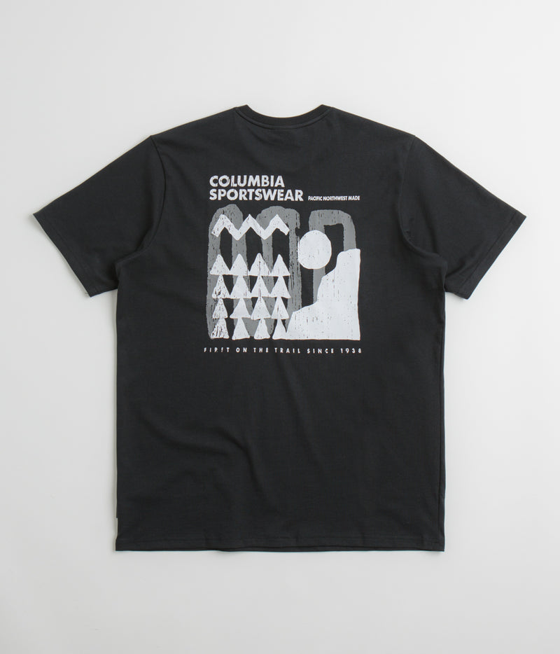 Columbia Explorers Canyon Back T-Shirt in Black and Explore Outdoors