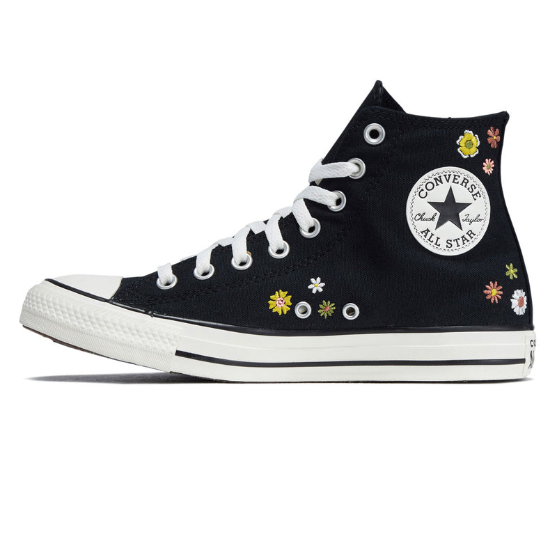 Converse Chuck Taylor All Star Hi Embroidered Florals Shoes - Black/Bright Outlook/All Heat