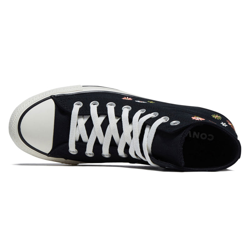 Converse Chuck Taylor All Star Hi Embroidered Florals Shoes - Black/Bright Outlook/All Heat
