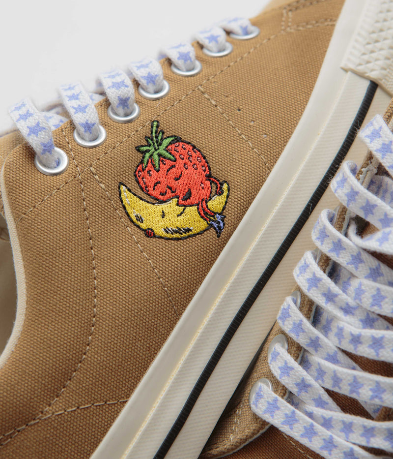 Converse x Sky High Farm One Star Pro Ox Shoes in Brown and Egret