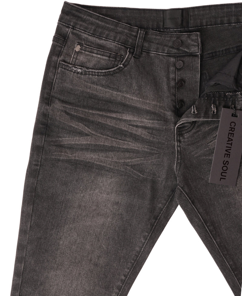 Creative Soul Flared Jean - Black Wash