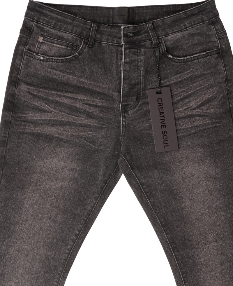 Creative Soul Flared Jean - Black Wash