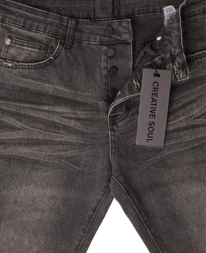 Creative Soul Flared Jean - Black Wash