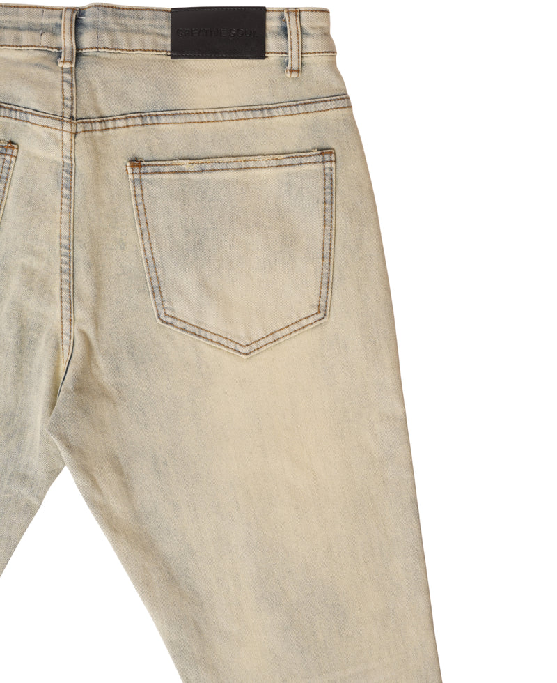 Creative Soul Flared Jean - Dirty Wash