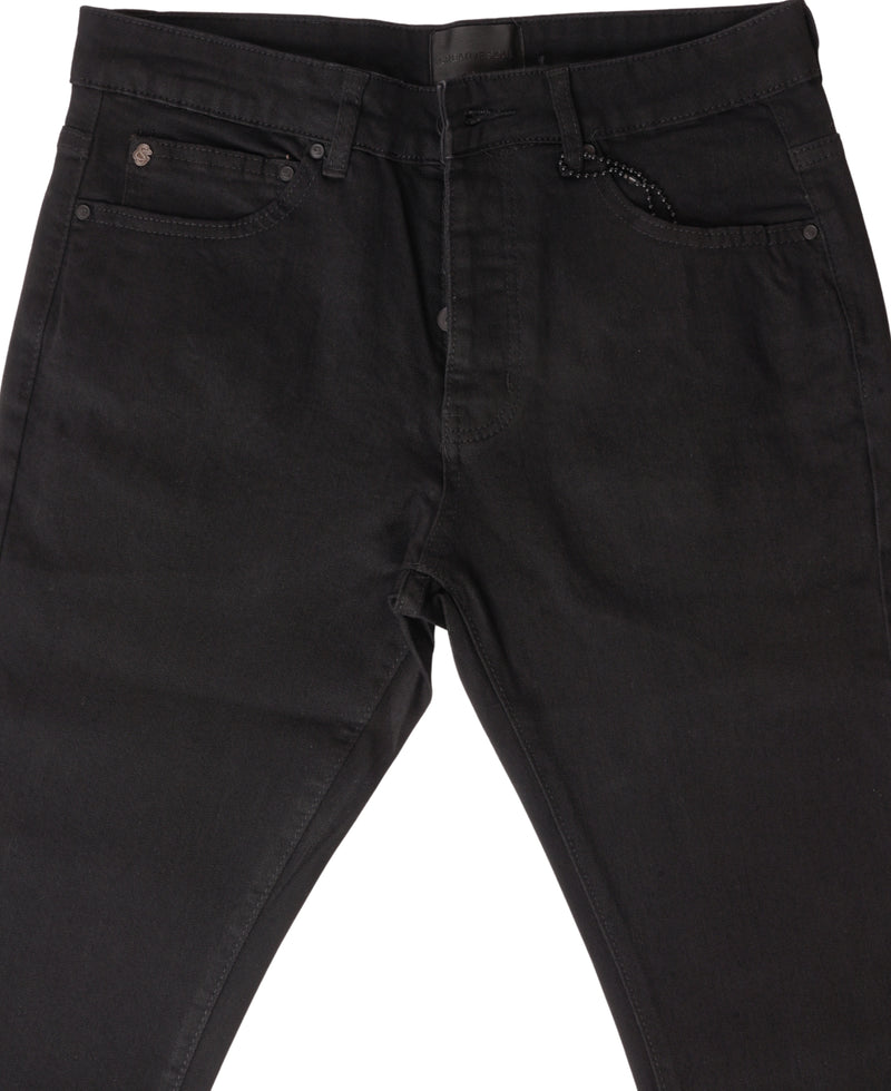 Creative Soul Flared Jean - Jet Black