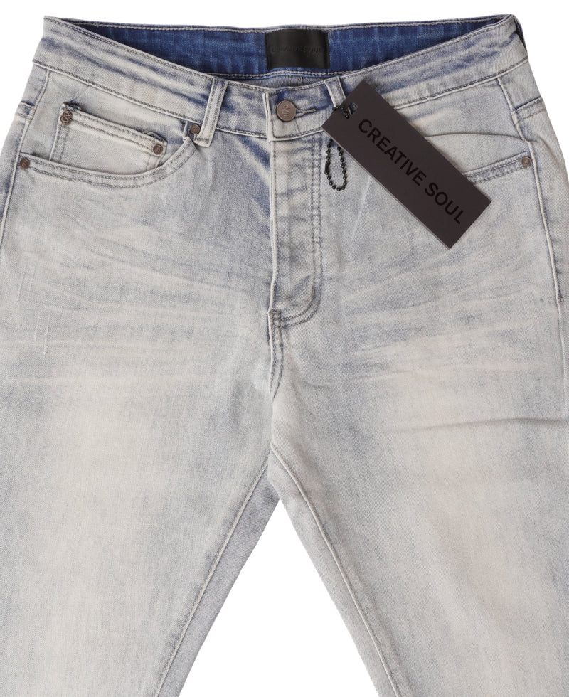 Creative Soul Flared Jean - Light Wash