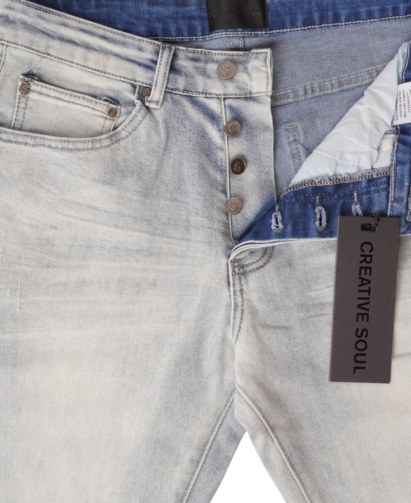 Creative Soul Flared Jean - Light Wash