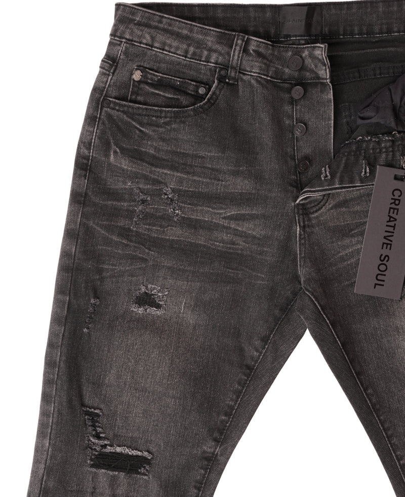 Creative Soul Slim Jean - Black Wash