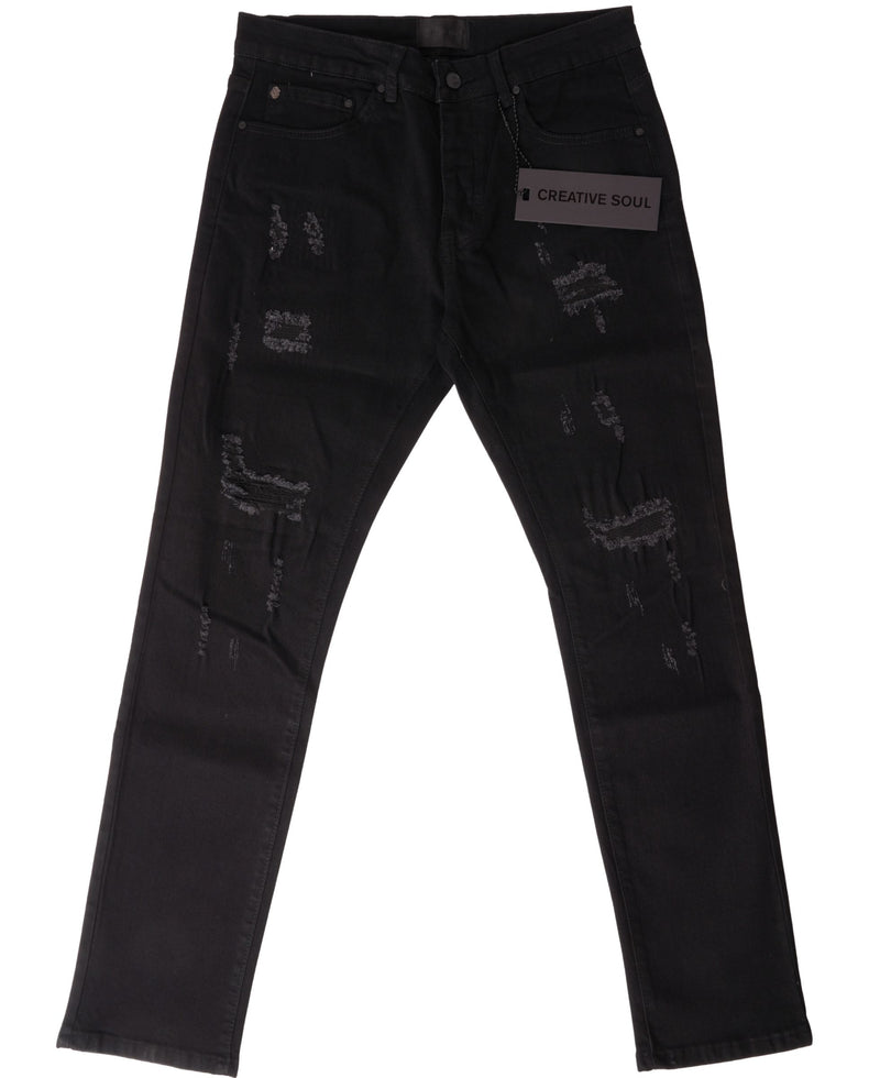Creative Soul Slim Jean - Jet Black