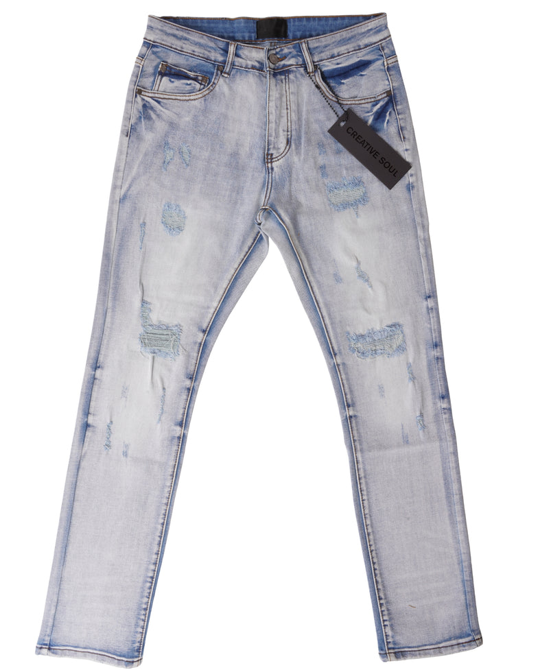 Creative Soul Slim Jean - Light Wash