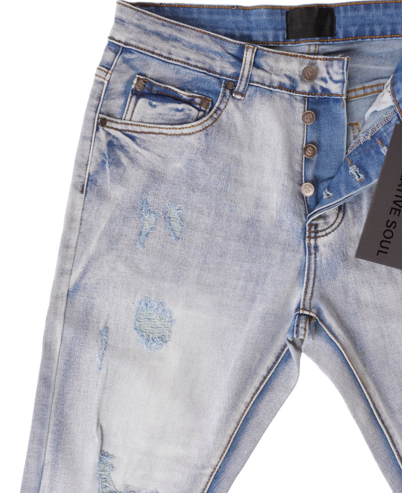 Creative Soul Slim Jean - Light Wash