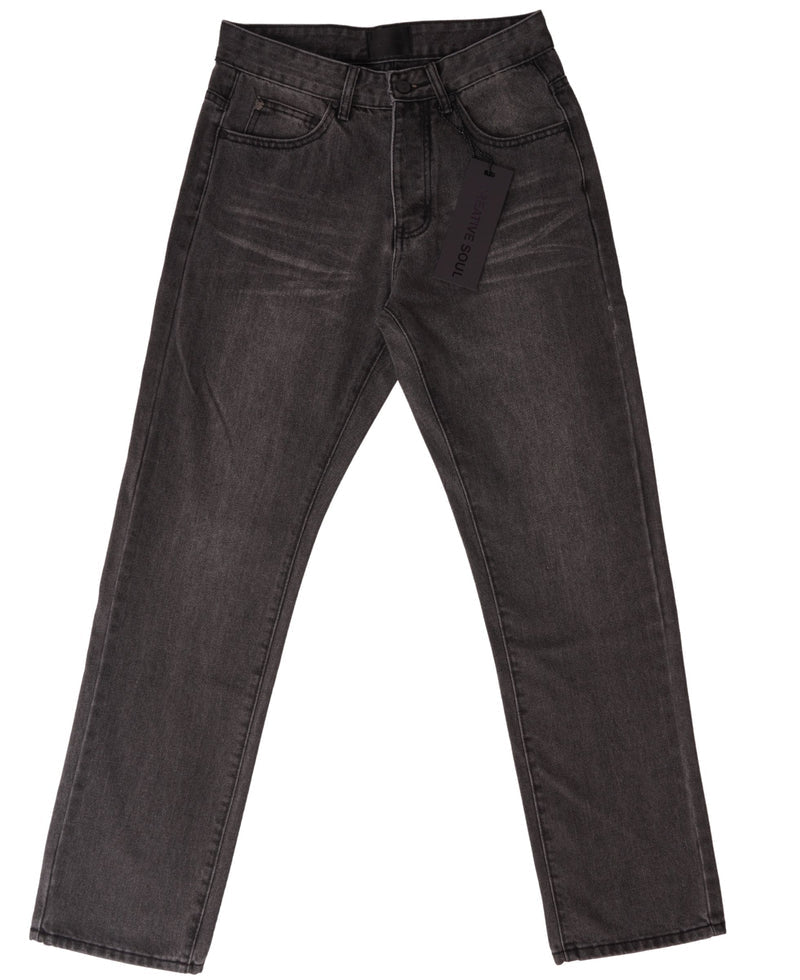 Creative Soul Straight Leg Jean - Black Wash
